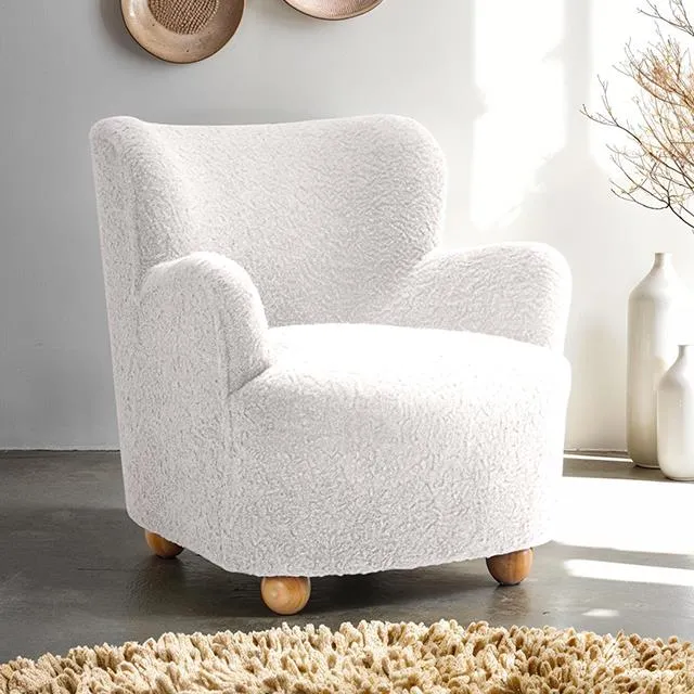 Furniture of America Acaso FM-AC8017WH Accent Chair