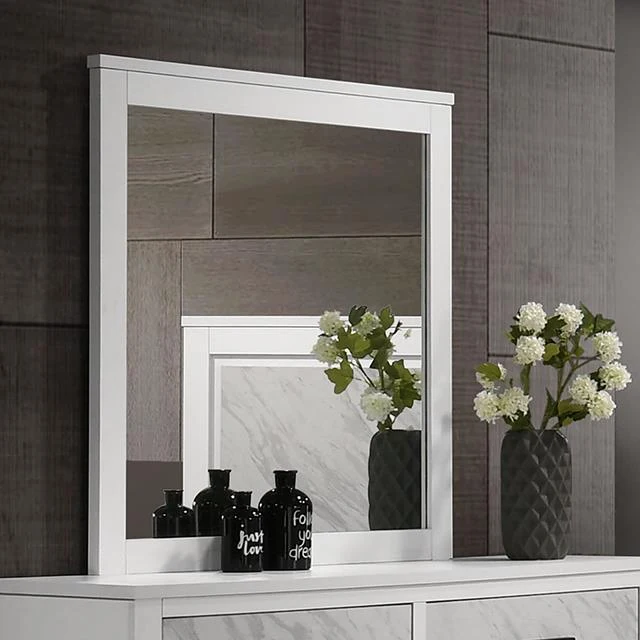 Furniture of America Darlene FM72018WH-M Mirror