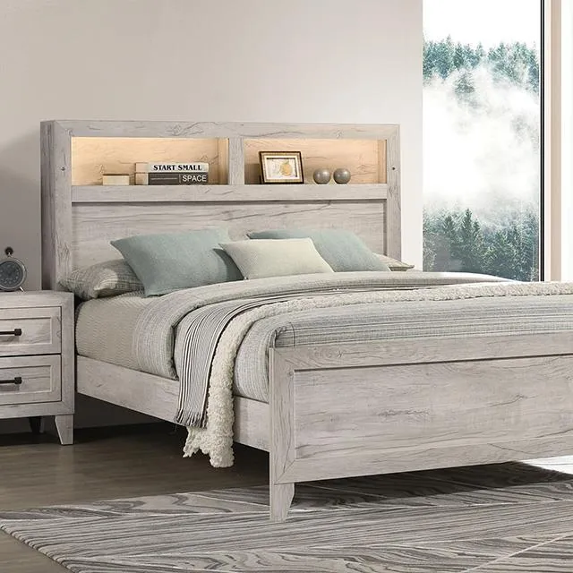 Furniture of America Mysen FM7202WH-Q-BED Queen Bed