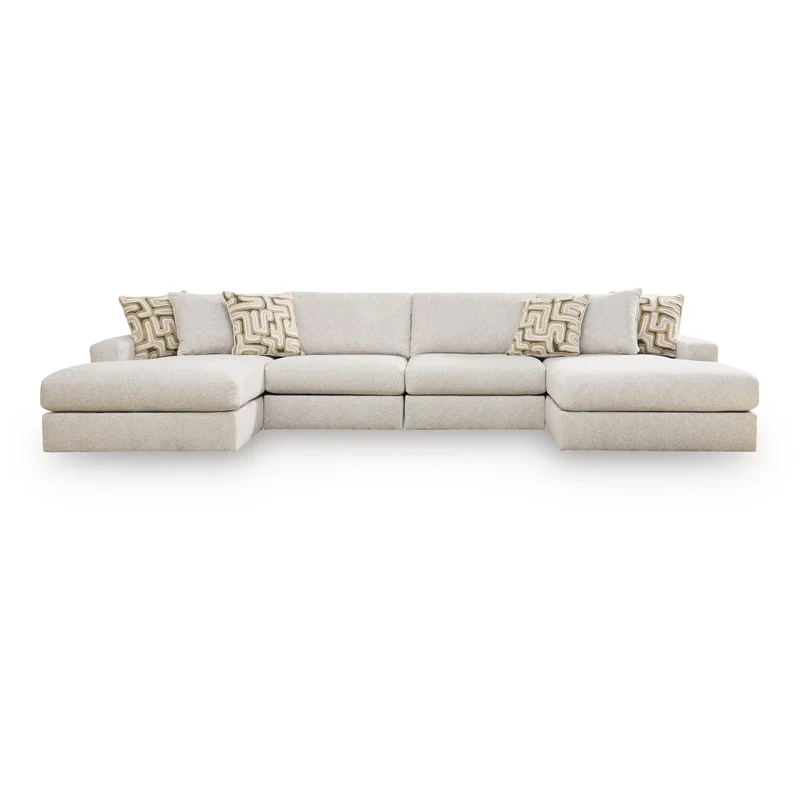 Signature Design by Ashley Kestrie PC68706S9 4 pc Double Chaise Sectional