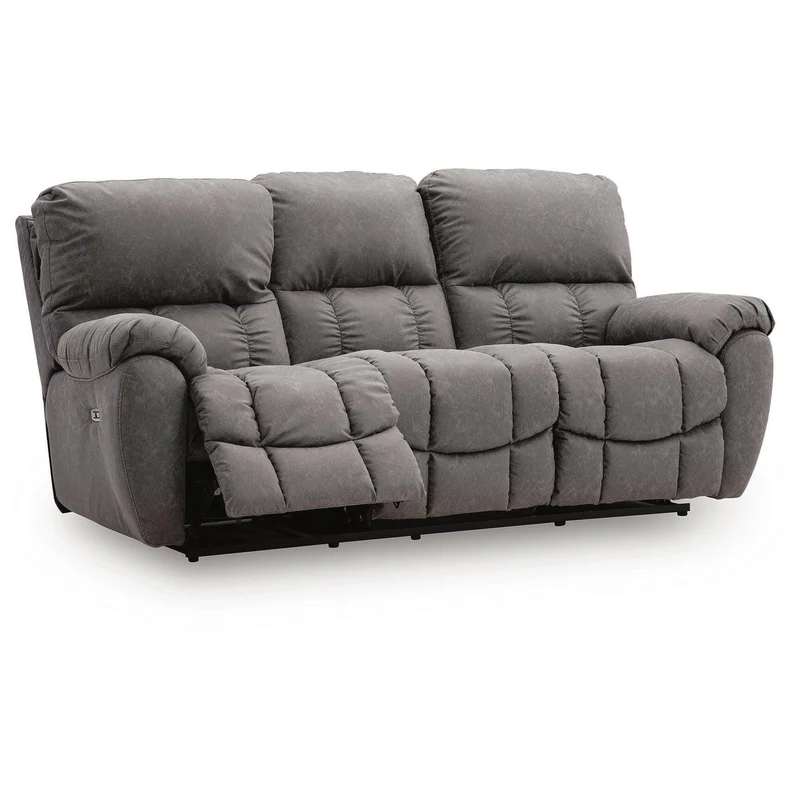 Signature Design by Ashley Bakerstein PC1250315 Power Recliner Sofa with Adjustable Headrest