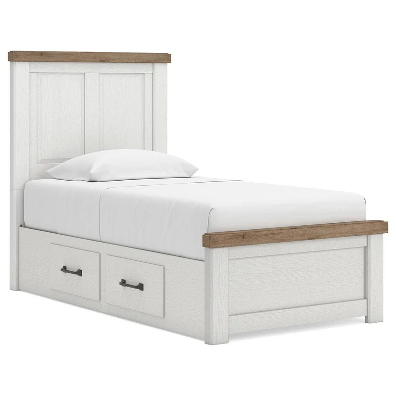 Benchcraft Savonport B4615B18 Twin Panel Bed with Storage