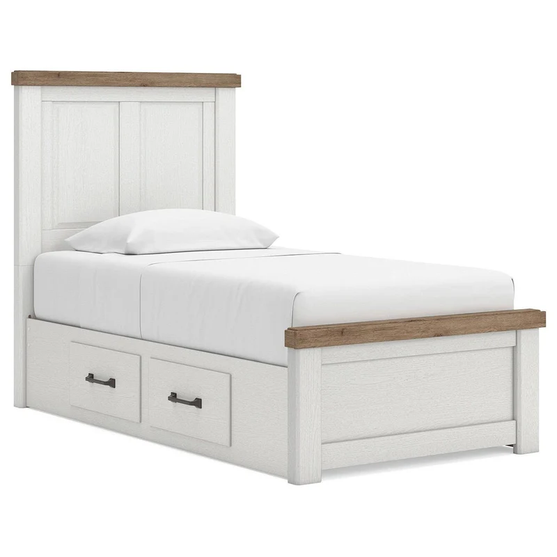 Benchcraft Savonport B4615B24 Twin Panel Bed with Storage