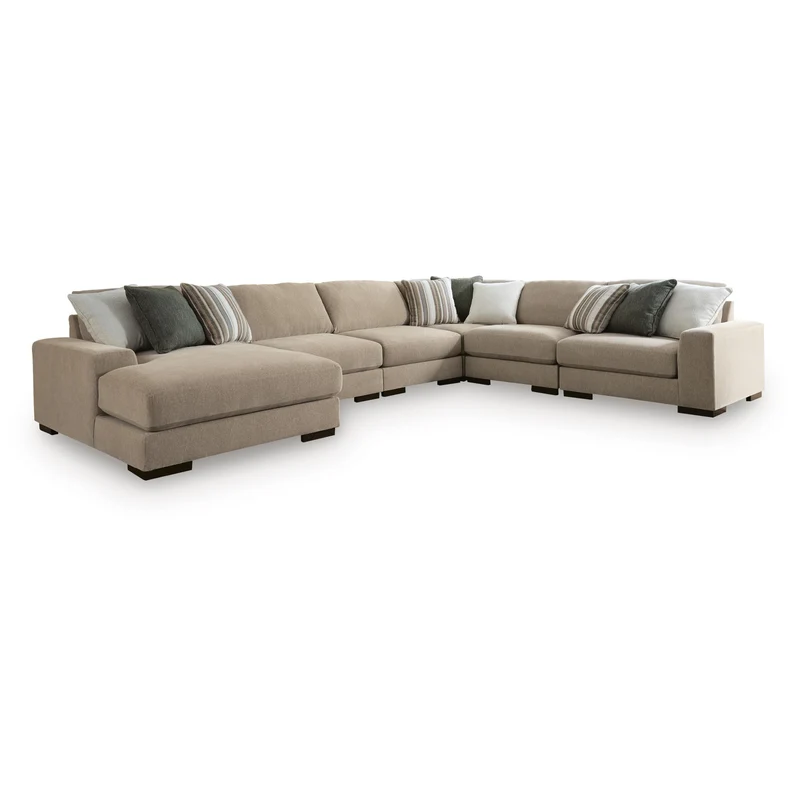 Benchcraft Linenhause 31803S14 6 pc Sectional with Chaise