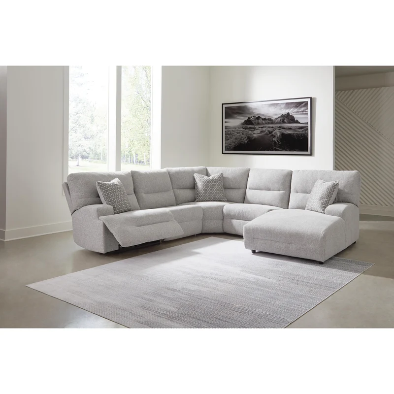 Signature Design by Ashley Acklen Place 93605S21 5 pc Power Reclining Sectional with Chaise