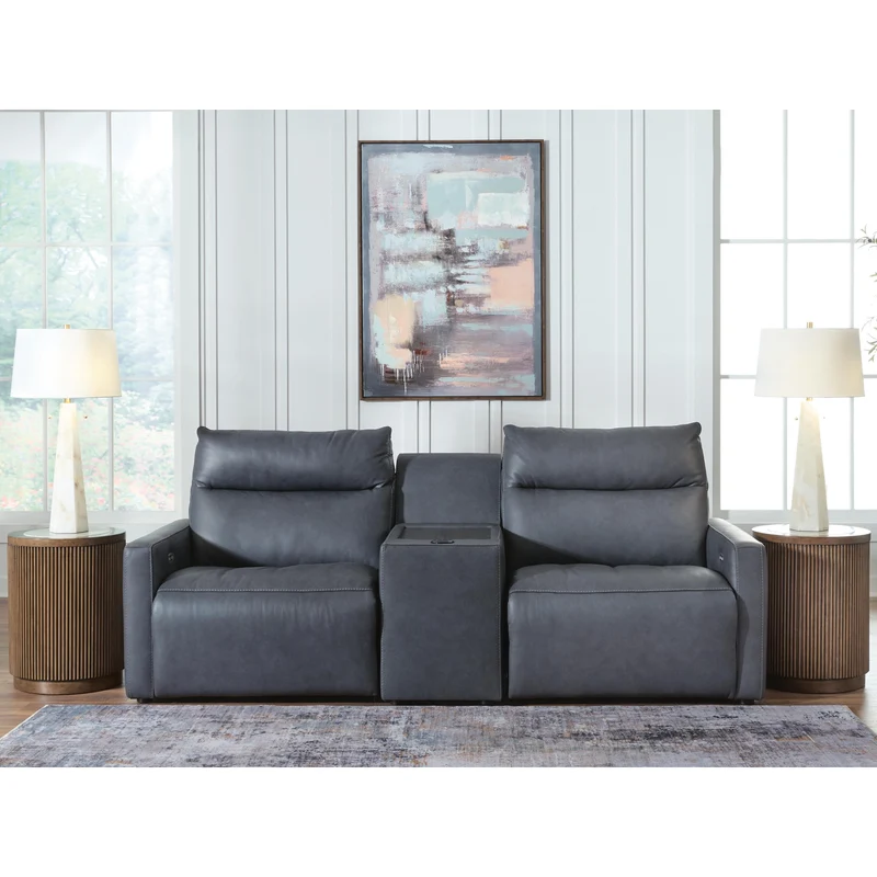 Benchcraft ModZ Power Reclining Loveseat with Console U1400158/U1400160/U1400162