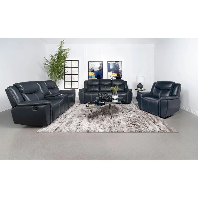 Coaster Furniture Sloane 610271-S3 3 pc Reclining Living Room Set