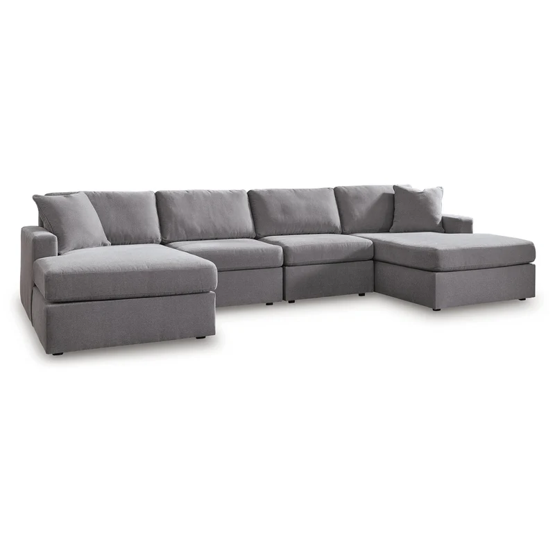 Signature Design by Ashley Modmax Fabric 4 pc Sectional 9210416S/9210417S/9210446/9210446