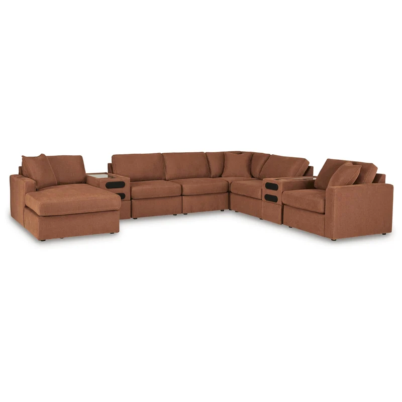 Signature Design by Ashley Modmax Fabric 8 pc Sectional 9210216S/9210227/9210227/9210246/9210246/9210246/9210265/9210277