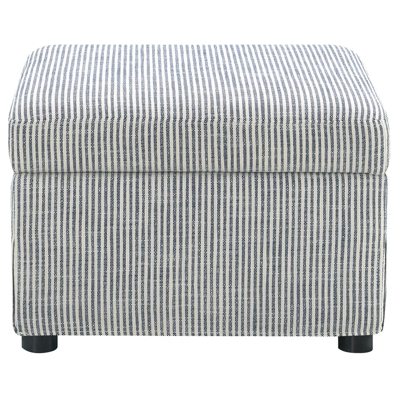 Coaster Furniture Winter 904138 Upholstered Hydraulic Lift Top Storage Ottoman - Grey
