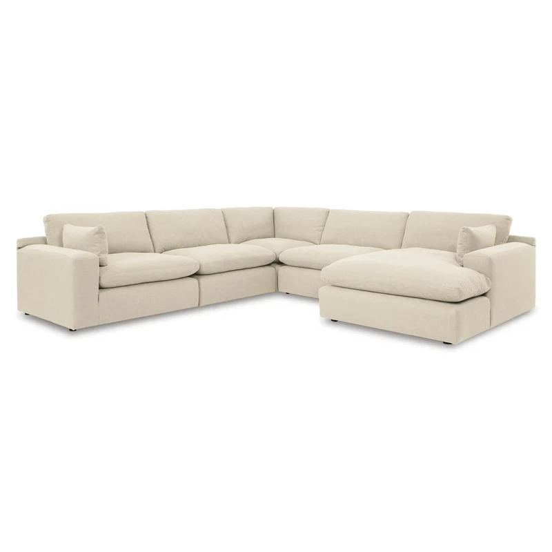 Benchcraft Elyza 10006S7 5 pc Sectional with Chaise
