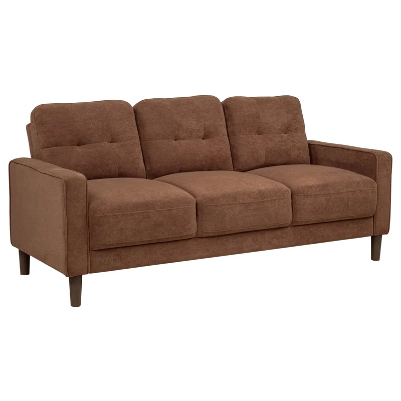 Coaster Furniture Bowen II 509971 Fabric Upholstered Track Arm Sofa - Rust