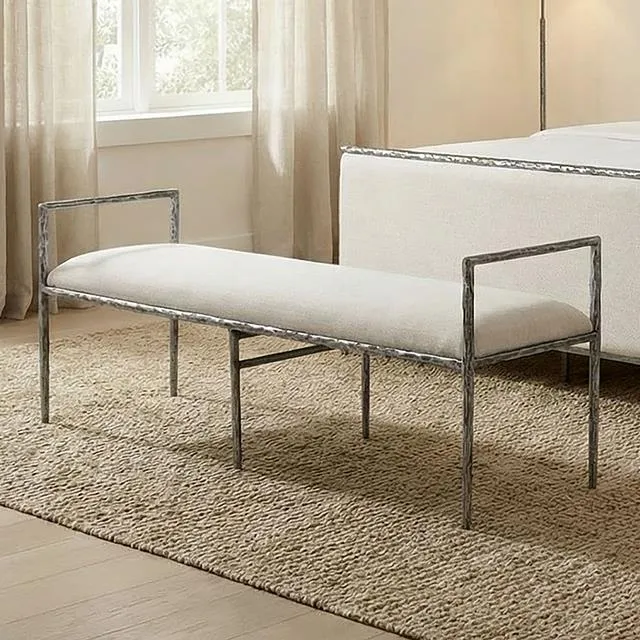 Furniture of America Valda FM-AC8031GY-BN-3A Bench