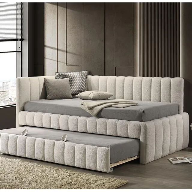 Furniture of America Nardi FM1206WH-BED Twin Daybed with Trundle