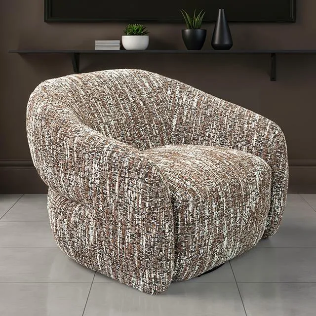 Furniture of America Pyrena FM-AC6013BR-SW Swivel Chair