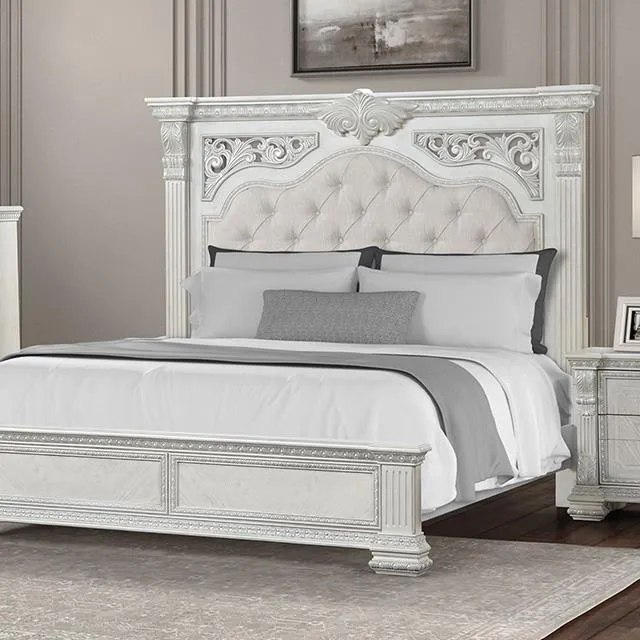 Furniture of America Promenade FM70001WH-Q-BED Queen Bed