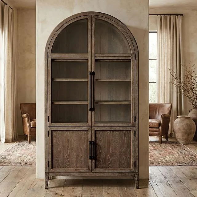 Furniture of America Minster FM-AC8029AK Arched Cabinet