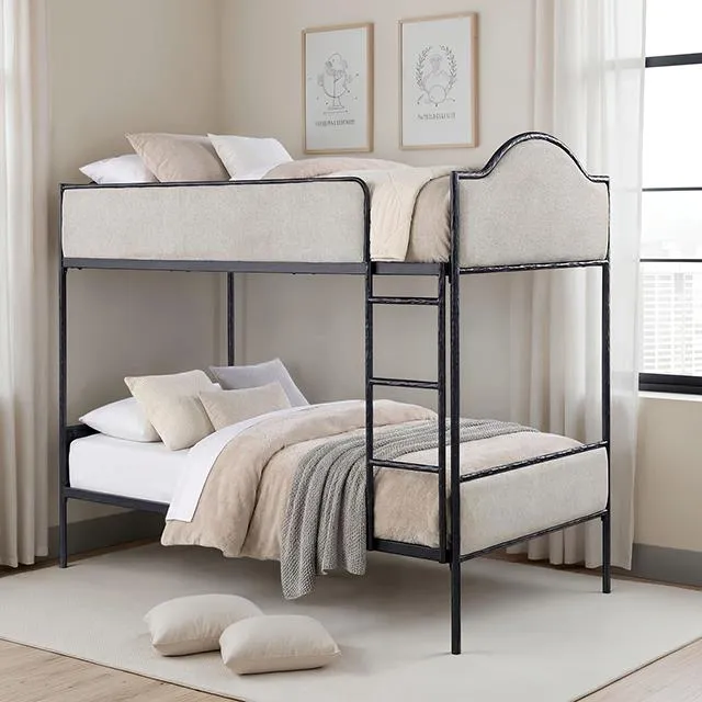 Furniture of America Forli FM-BK700BK-TT Twin/Twin Bunk Bed