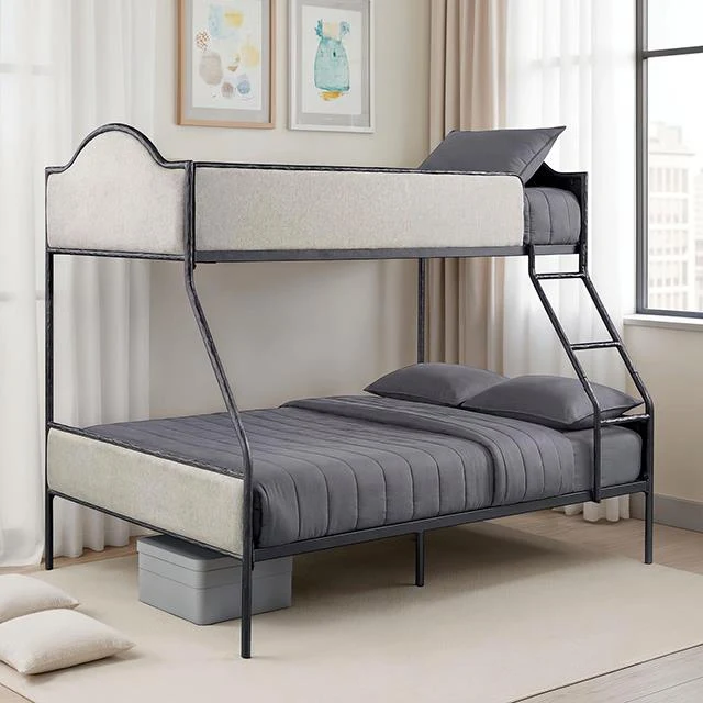 Furniture of America Forli FM-BK700BK-TF Twin/Full Bunk Bed