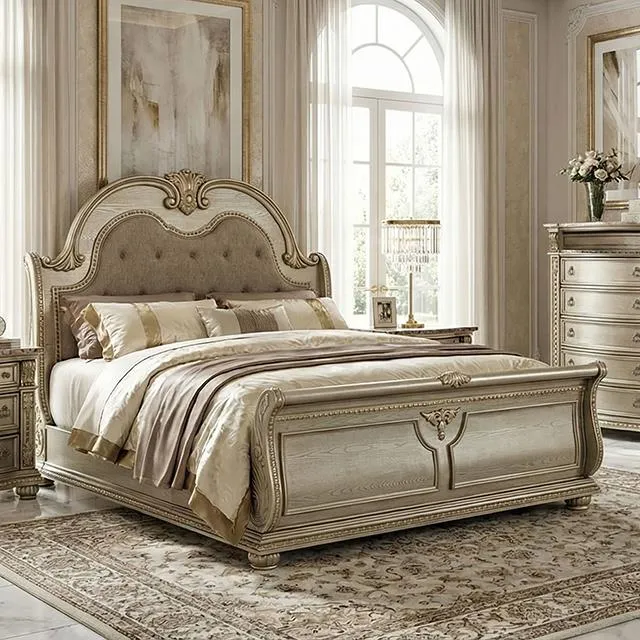 Furniture of America Fromberg FM7670GD-Q-BED Queen Bed