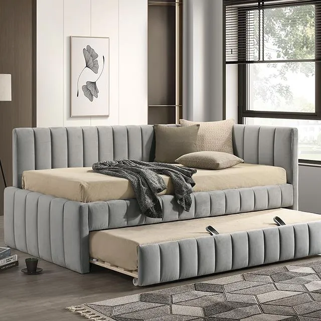 Furniture of America Nardi FM1206LG-BED Twin Daybed with Trundle
