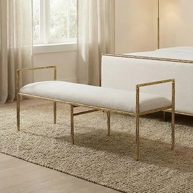 Furniture of America Valda FM-AC8031GD-BN-3A Bench