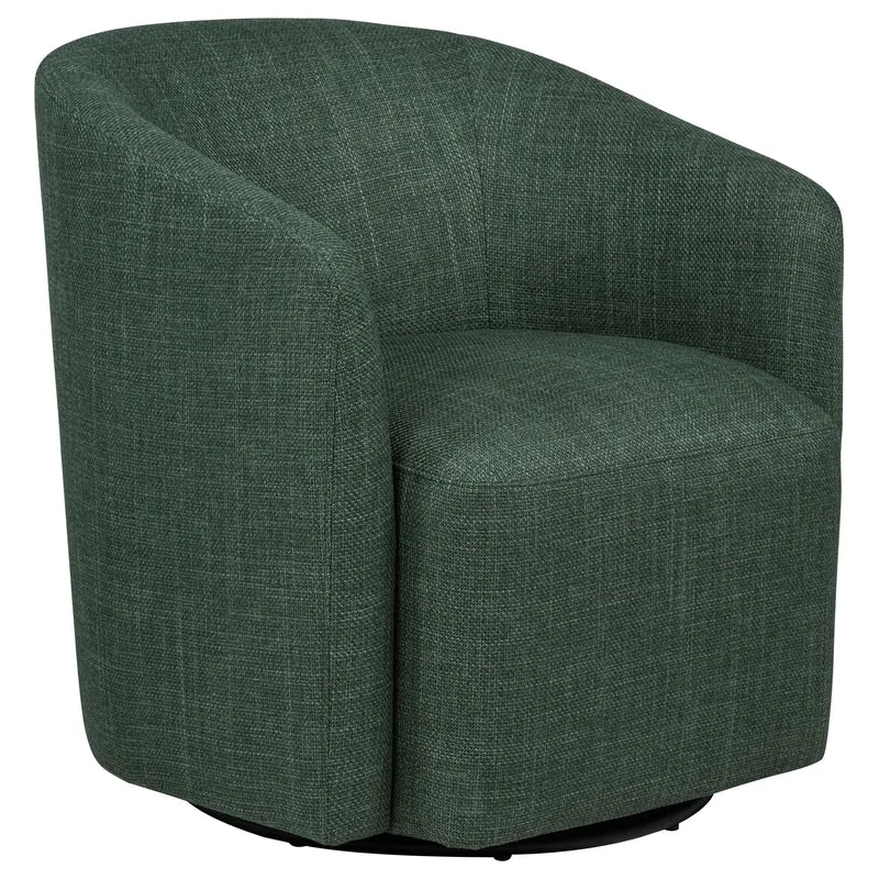 Coaster Furniture Mossbrook 903222 Fabric Upholstered Swivel Accent Chair - Green