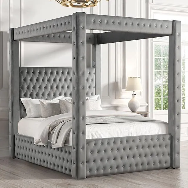 Furniture of America Etherea CM7482GY-Q-BED Queen Bed