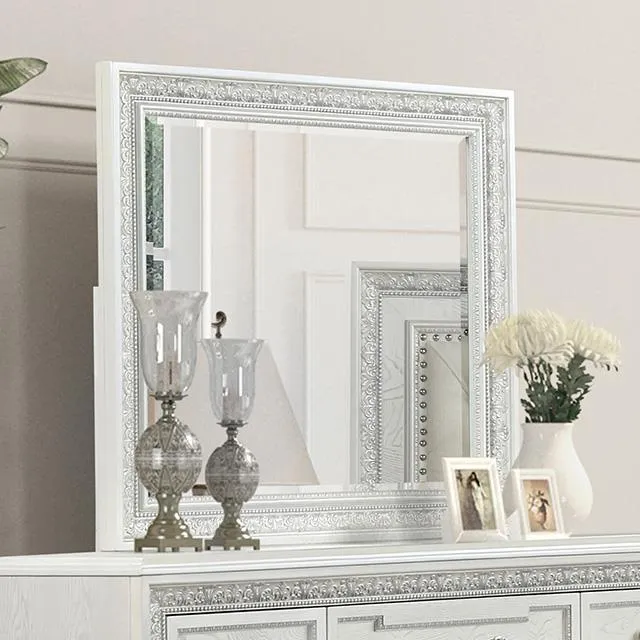 Furniture of America Stella Mia FM70000WH-M Mirror