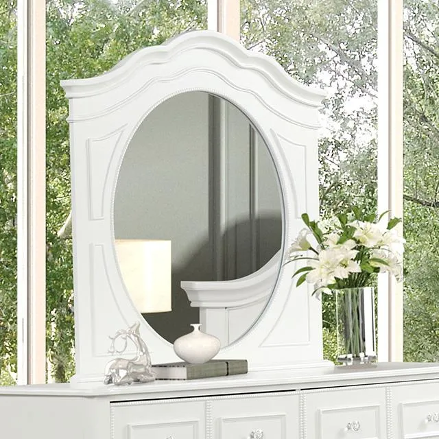 Furniture of America Naucalpan FM7456WH-M Mirror