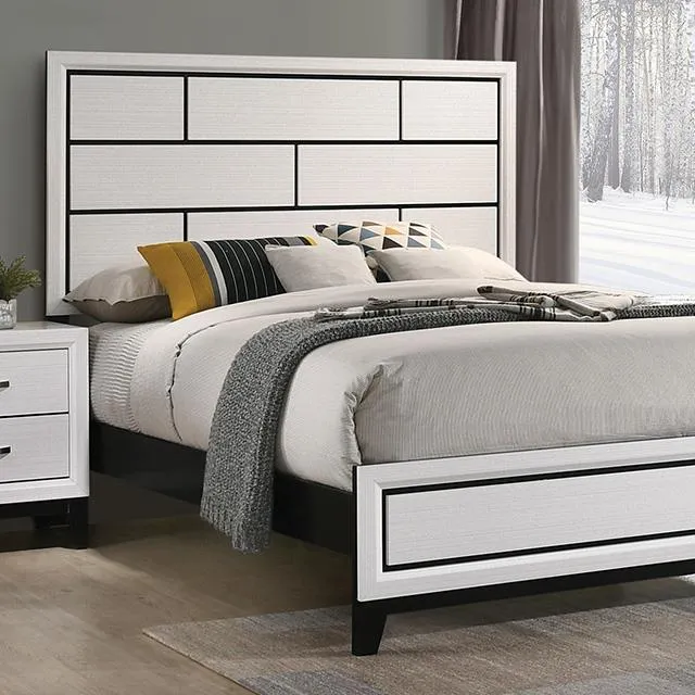 Furniture of America Errico FM7215WH-T-BED Twin Bed