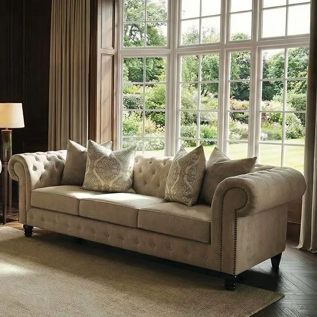 Furniture of America Ammirati FM64011BG-SF Sofa