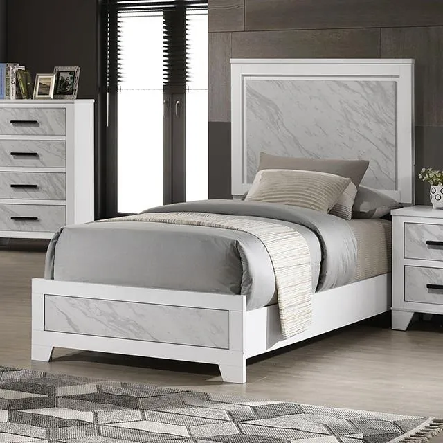 Furniture of America Darlene FM72018WH-T-BED Twin Bed