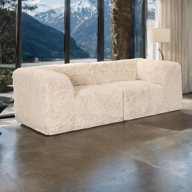 Furniture of America Nappi FM62102BG-LV-PK Loveseat