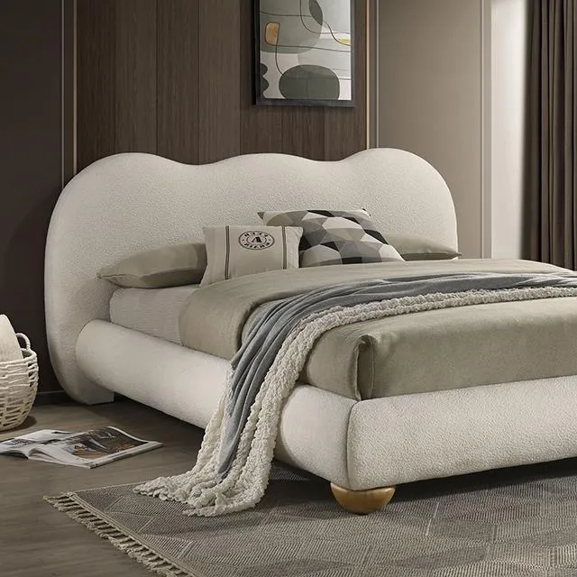 Furniture of America Finamore FM72005WH-EK-BED King Bed