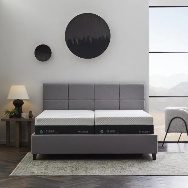 Malouf Ascend 14" AeroFlex™ Hybrid Mattress (Split Queen)