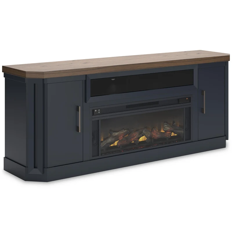Signature Design by Ashley Landocken W402W1 83" TV Stand with Electric Fireplace