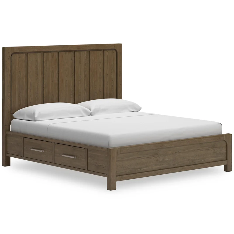 Signature Design by Ashley Cabalynn B974B8 King Panel Bed with Storage