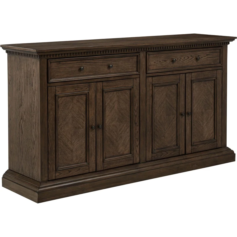 Coaster Furniture Ridgewell 104605 2-drawer 4-door Dining Server - Dark Oak