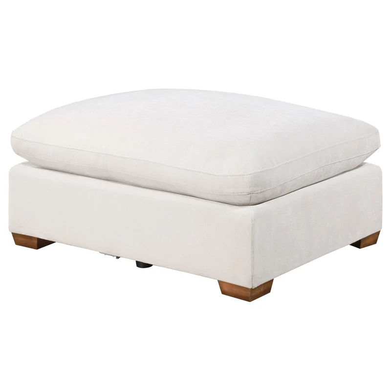 Coaster Furniture Lakeview 551463 Rectangular Upholstered Ottoman - Ivory