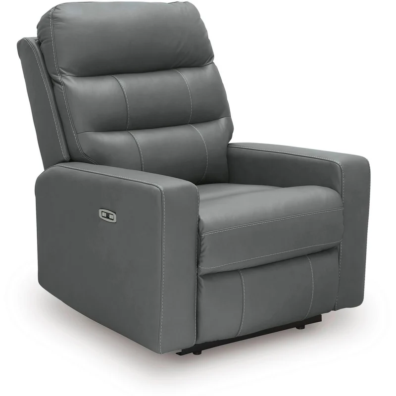 Signature Design by Ashley Pennacle Pier Power Leather Match Recliner PCU1350113