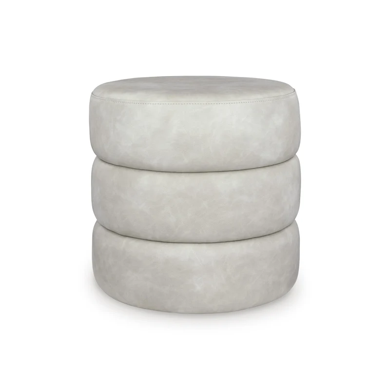 Signature Design by Ashley Ummi Leather Look Ottoman A3000792