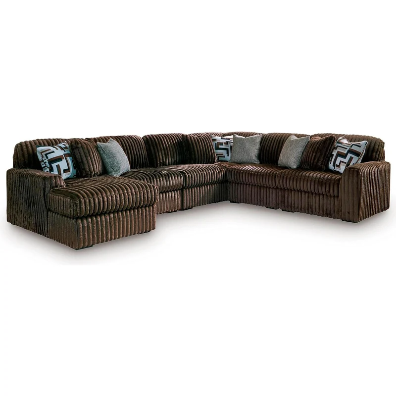 Signature Design by Ashley Midnight-Madness 98104S23 6 pc Sectional with Chaise