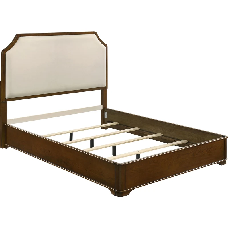 Coaster Furniture Garland 205301Q 58-inch Queen Panel Bed - Cream/Brown Cherry
