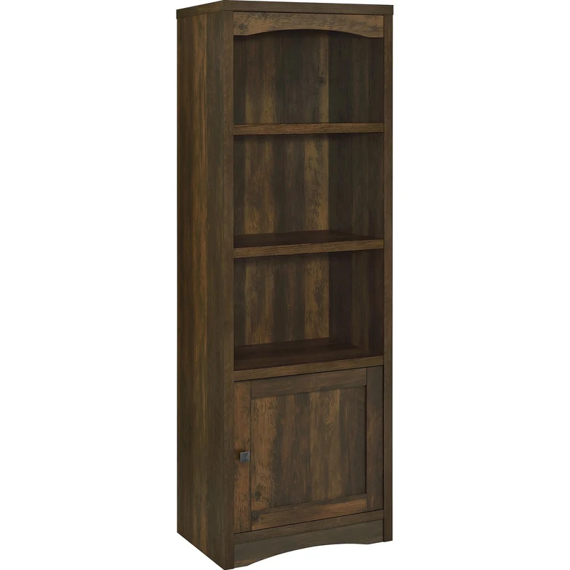 Coaster Furniture Laughlin 724124 3-shelf Engineered Wood Media Tower - Dark Pine