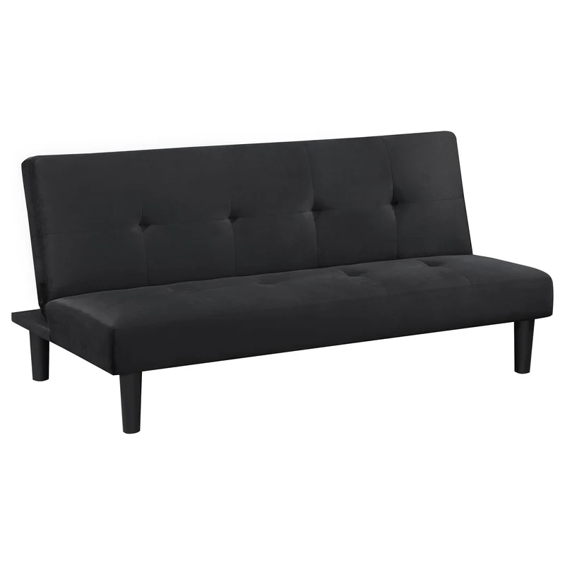 Coaster Furniture Stanford 360238 Upholstered Tufted Convertible Sofa Bed - Black