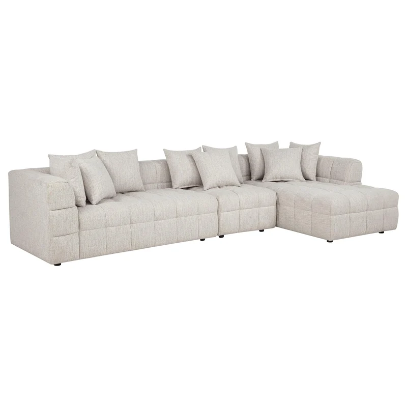 Coaster Furniture Amara 551911-SETA 3-Piece Upholstered Sectional Sofa