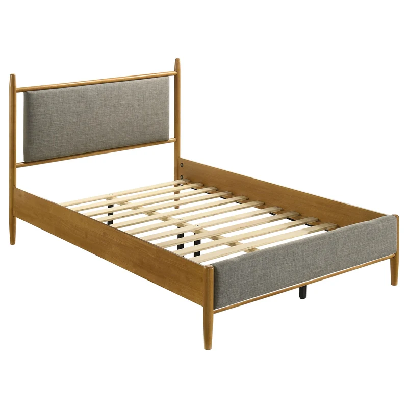 Coaster Furniture Mason 315914F 46-inch Full Panel Platform Bed - Grey/Light Brown