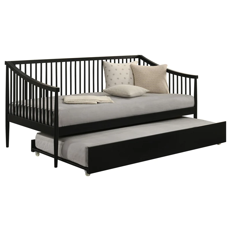 Coaster Furniture Delgado 310027 Windsor Twin Wood Daybed with Trundle - Black
