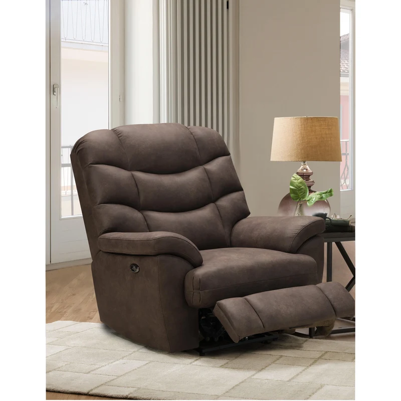 Behold Home 7575-65BP Power Wallsaver Big Recliner - Big Easy Coffee